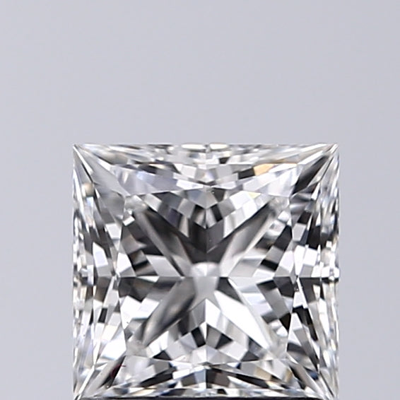 Lab-Grown 1.07 Carat Princess Cut Diamond color E Clarity VS1, precious stones, engagement diamonds