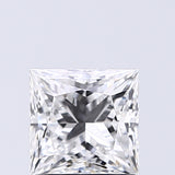 Lab-Grown 1.02 Carat Princess Cut Diamond color E Clarity VS1, precious stones, engagement diamonds