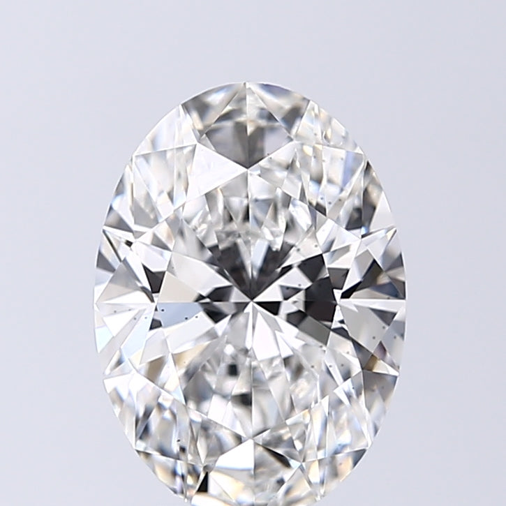 Lab-Grown 2.73 Carat Oval Shape Diamond color F Clarity SI1 With GIA Certificate, precious stones, engagement diamonds