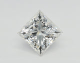 Lab-Grown 1.07 Carat Princess Cut Diamond color E Clarity VS1, precious stones, engagement diamonds