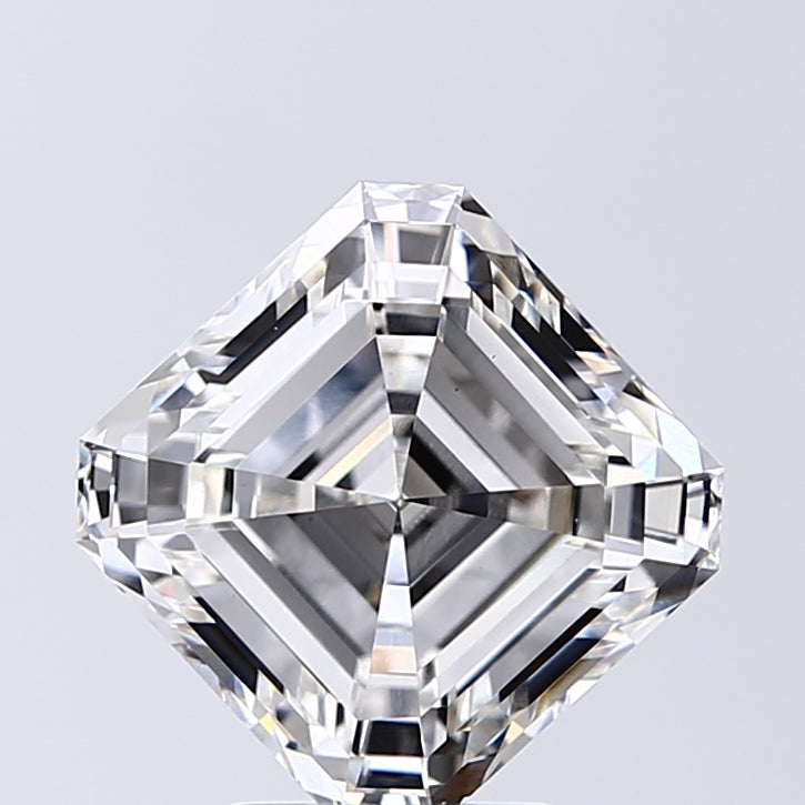 Lab-Grown 3.50 Carat Asscher Cut Diamond color F Clarity VS1, precious stones, engagement diamonds