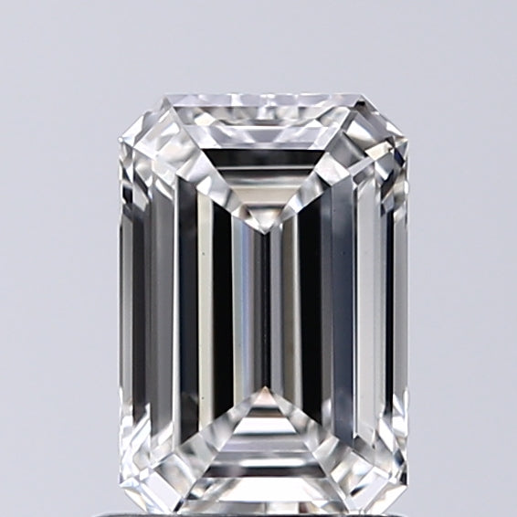 Lab-Grown 1.05 Carat Emerald Cut Diamond color E Clarity VS1, precious stones, engagement diamonds