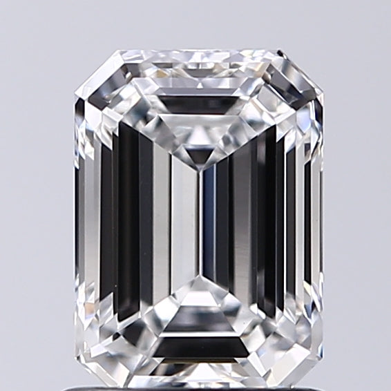 Lab-Grown 1.22 Carat Emerald Cut Diamond color D Clarity VVS2, precious stones, engagement diamonds