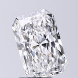 Lab-Grown 2.53 Carat Radiant Cut Diamond color D Clarity VVS2 With GIA Certificate, precious stones, engagement diamonds