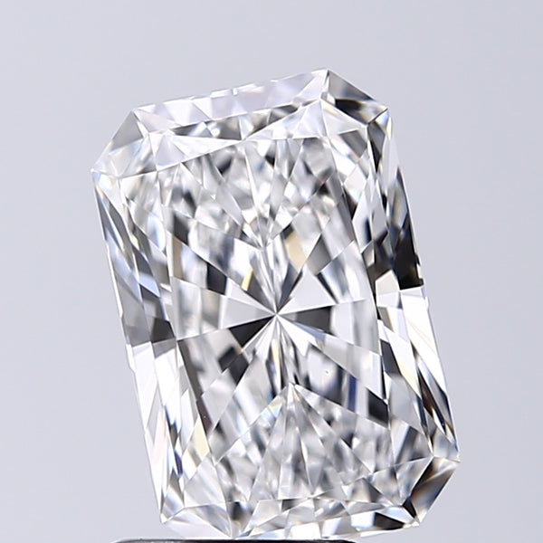 Lab-Grown 2.53 Carat Radiant Cut Diamond color D Clarity VVS1 With GIA Certificate, precious stones, engagement diamonds