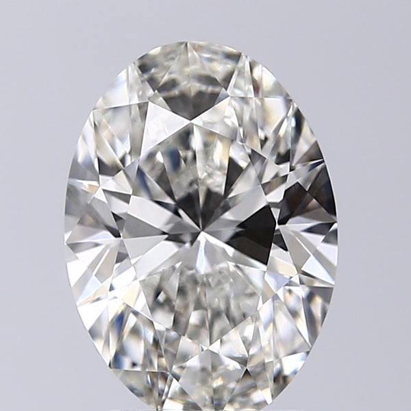 Lab-Grown 2.10 Carat Oval Shape Diamond color G Clarity VS1, precious stones, engagement diamonds