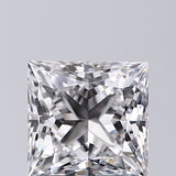 Lab-Grown 1.36 Carat Princess Cut Diamond color F Clarity VS1, precious stones, engagement diamonds