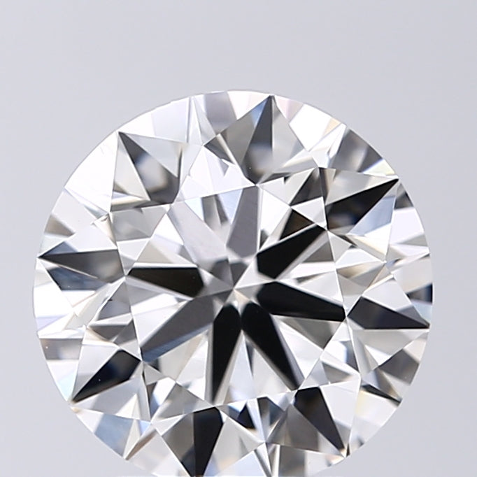 Lab-Grown 2.81 Carat Round Brilliant Diamond color F Clarity VS1, precious stones, engagement diamonds