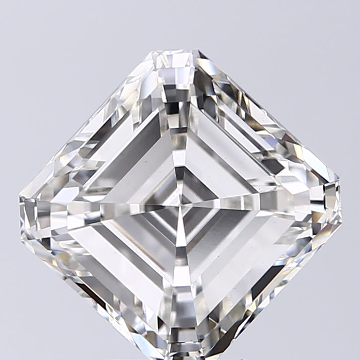 Lab-Grown 3.51 Carat Asscher Cut Diamond color H Clarity VS1, precious stones, engagement diamonds