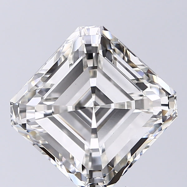 Lab-Grown 3.51 Carat Asscher Cut Diamond color H Clarity VS1, precious stones, engagement diamonds