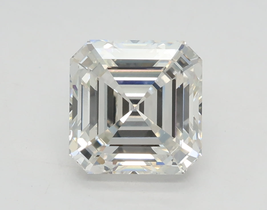 Lab-Grown 3.23 Carat Asscher Cut Diamond color F Clarity VS1 With GIA Certificate, precious stones, engagement diamonds