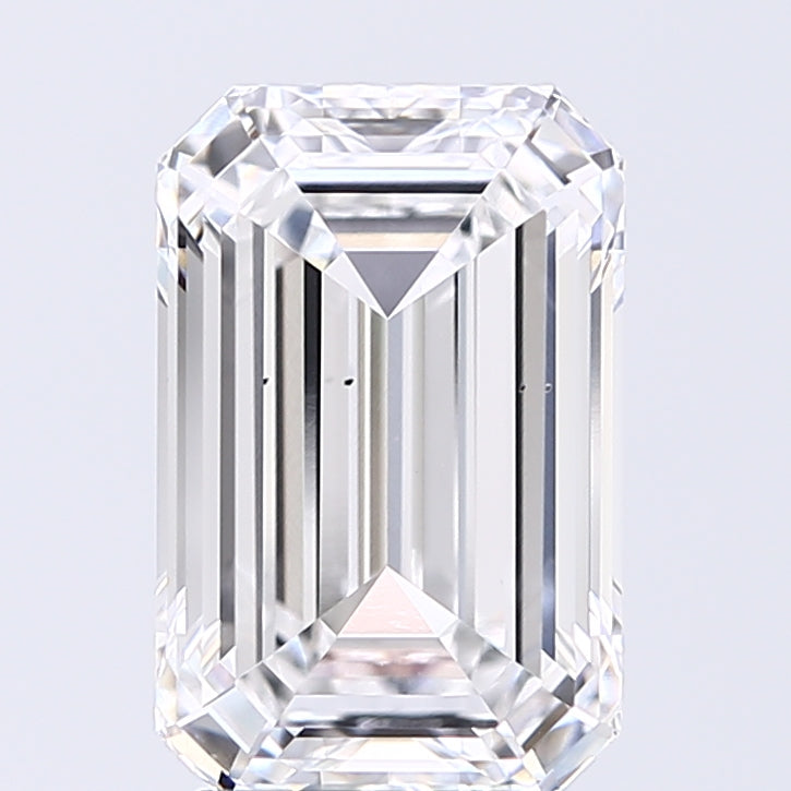 Lab-Grown 3.01 Carat Emerald Cut Diamond color D Clarity SI1 With GIA Certificate, precious stones, engagement diamonds