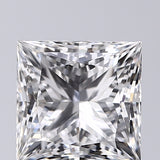 Lab-Grown 2.12 Carat Princess Cut Diamond color F Clarity VS1, precious stones, engagement diamonds