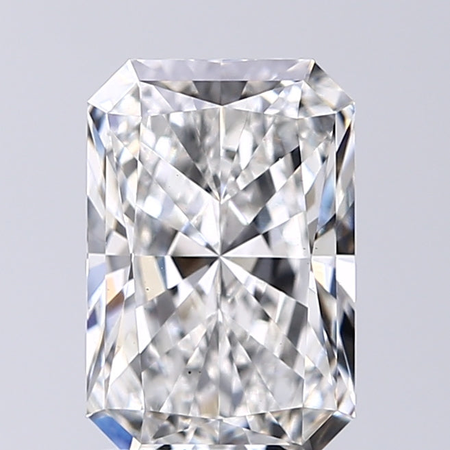 Lab-Grown 2.01 Carat Radiant Cut Diamond color F Clarity VS1, precious stones, engagement diamonds