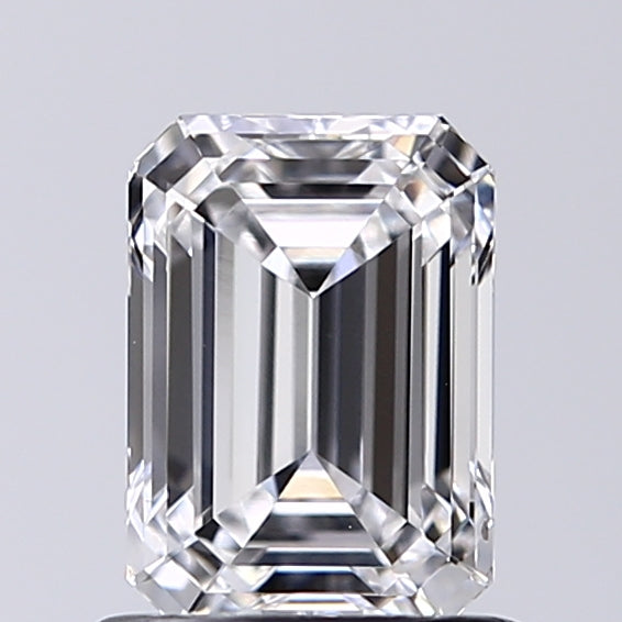 Lab-Grown 1.00 Carat Emerald Cut Diamond color D Clarity VS1, precious stones, engagement diamonds