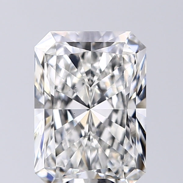 Lab-Grown 2.02 Carat Radiant Cut Diamond color E Clarity VS1, precious stones, engagement diamonds