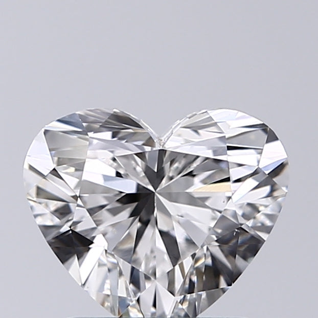 Lab-Grown 1.23 Carat Heart Shape Diamond color F Clarity VS1, precious stones, engagement diamonds