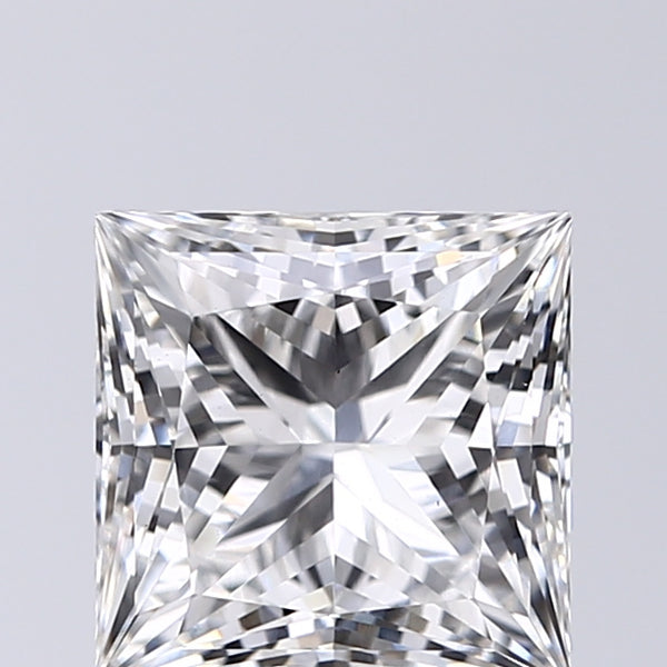 Lab-Grown 2.16 Carat Princess Cut Diamond color E Clarity VS1, precious stones, engagement diamonds