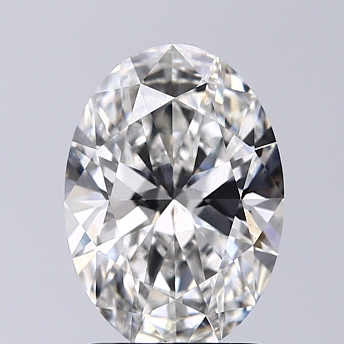 Lab-Grown 1.65 Carat Oval Shape Diamond color F Clarity VS1, precious stones, engagement diamonds