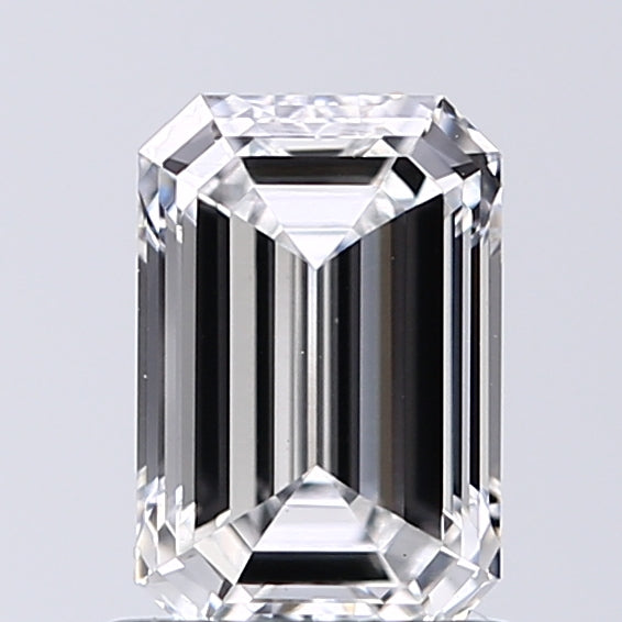 Lab-Grown 1.02 Carat Emerald Cut Diamond color D Clarity VS1, precious stones, engagement diamonds