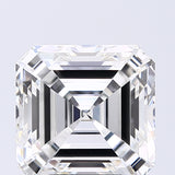 Lab-Grown 4.37 Carat Asscher Cut Diamond color F Clarity VS1 With GIA Certificate, precious stones, engagement diamonds