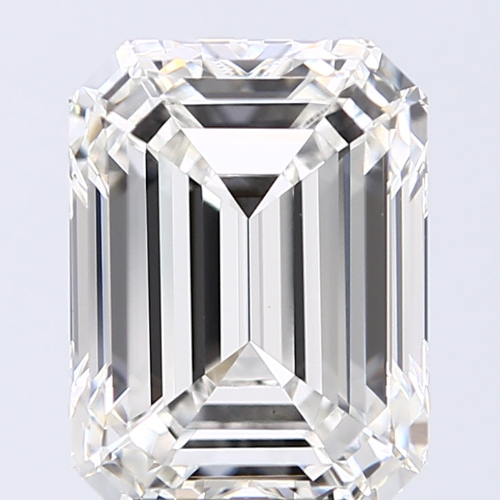 Lab-Grown 5.02 Carat Emerald Cut Diamond color G Clarity VVS2, precious stones, engagement diamonds