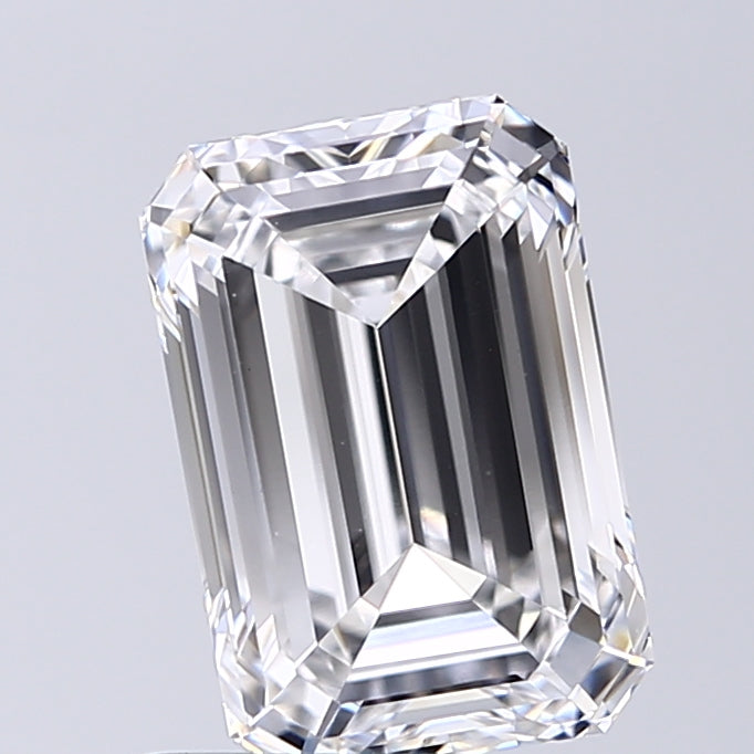 Lab-Grown 2.80 Carat Emerald Cut Diamond color D Clarity VS1 With GIA Certificate, precious stones, engagement diamonds