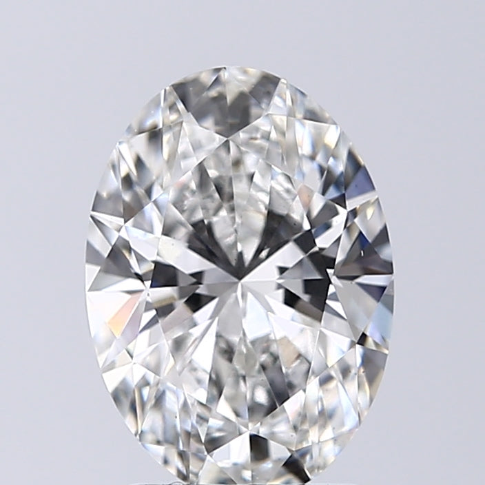 Lab-Grown 2.03 Carat Oval Shape Diamond color E Clarity VS2, precious stones, engagement diamonds