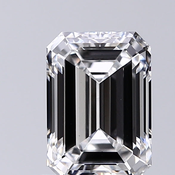 Lab-Grown 1.55 Carat Emerald Cut Diamond color E Clarity VS1, precious stones, engagement diamonds