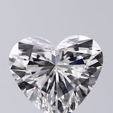 Lab-Grown 1.53 Carat Heart Shape Diamond color F Clarity VS1, precious stones, engagement diamonds