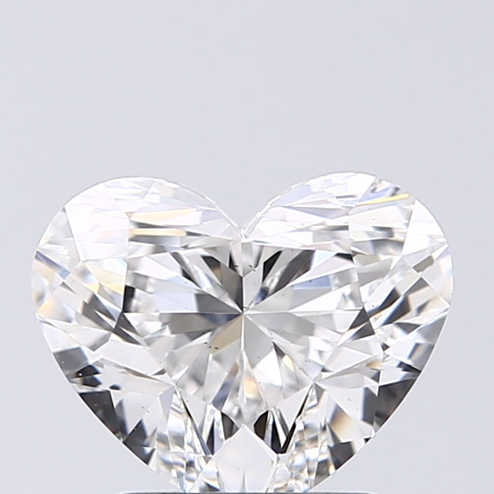 Lab-Grown 1.70 Carat Heart Shape Diamond color E Clarity VS2, precious stones, engagement diamonds