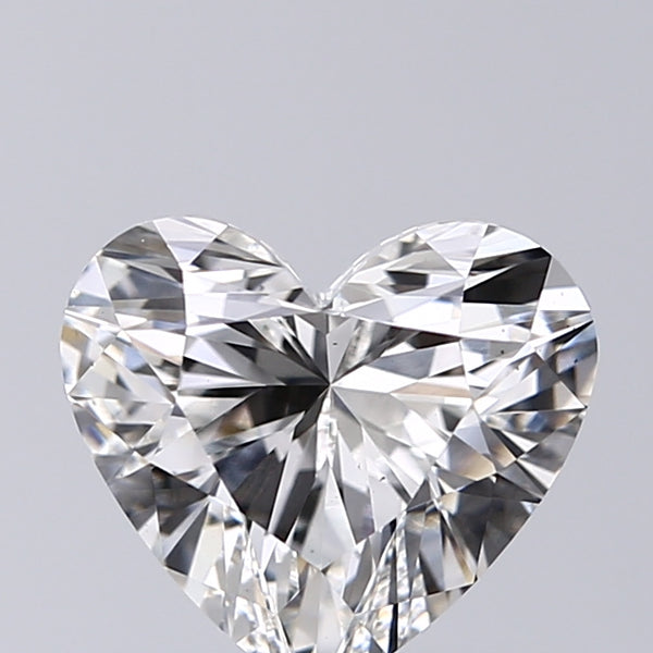 Lab-Grown 1.51 Carat Heart Shape Diamond color F Clarity VS2, precious stones, engagement diamonds