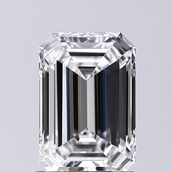 Lab-Grown 1.02 Carat Emerald Cut Diamond color D Clarity VVS2, precious stones, engagement diamonds