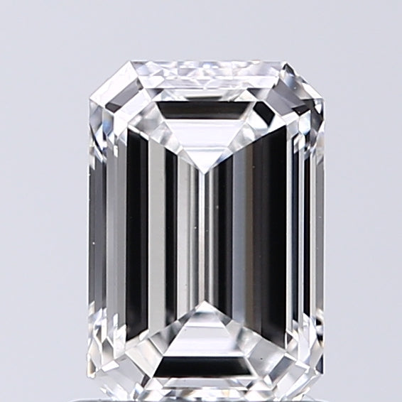 Lab-Grown 1.01 Carat Emerald Cut Diamond color D Clarity VS1, precious stones, engagement diamonds