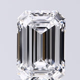 Lab-Grown 1.11 Carat Emerald Cut Diamond color D Clarity VVS2, precious stones, engagement diamonds