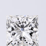 Lab-Grown 2.01 Carat Princess Cut Diamond color F Clarity VS1, precious stones, engagement diamonds