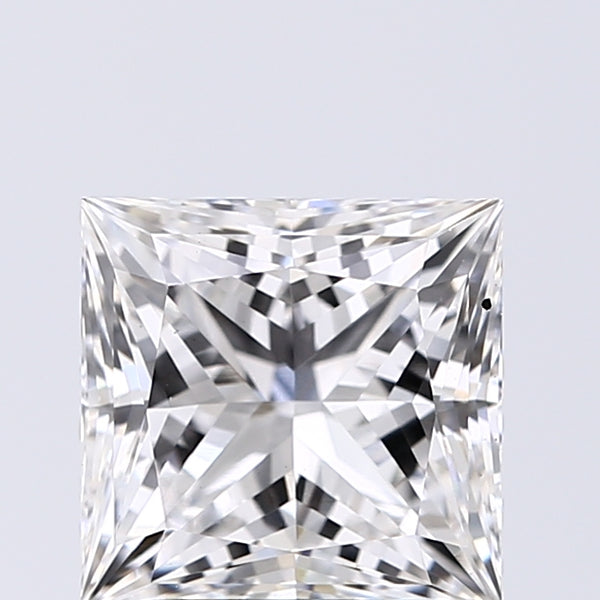 Lab-Grown 2.01 Carat Princess Cut Diamond color F Clarity VS1, precious stones, engagement diamonds