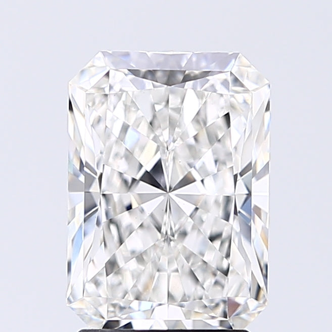 Lab-Grown 2.05 Carat Radiant Cut Diamond color F Clarity VS1, precious stones, engagement diamonds