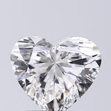 Lab-Grown 1.51 Carat Heart Shape Diamond color E Clarity VS1, precious stones, engagement diamonds