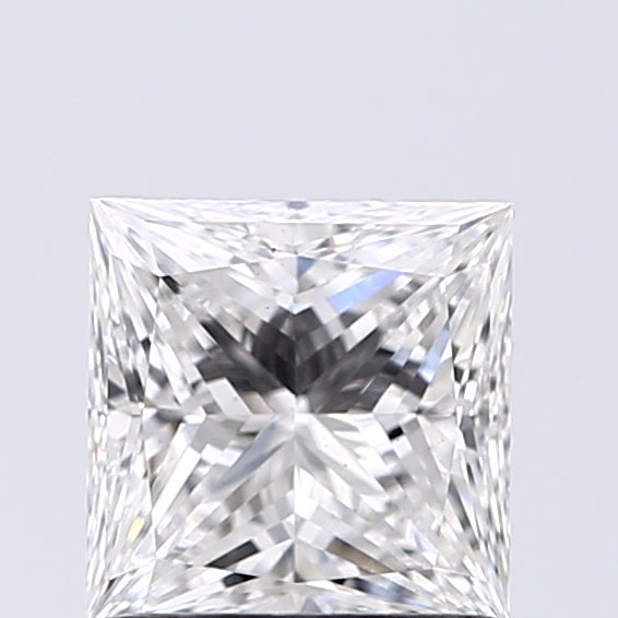 Lab-Grown 1.00 Carat Princess Cut Diamond color E Clarity VS1, precious stones, engagement diamonds