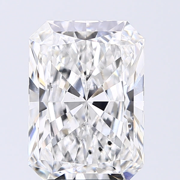 Lab-Grown 3.03 Carat Radiant Cut Diamond color F Clarity SI1, precious stones, engagement diamonds