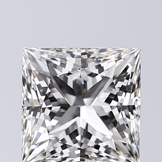 Lab-Grown 1.55 Carat Princess Cut Diamond color G Clarity VS1, precious stones, engagement diamonds