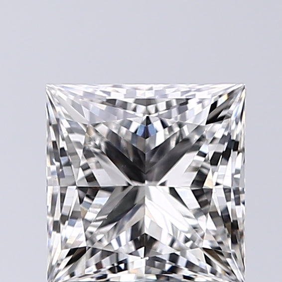 Lab-Grown 1.50 Carat Princess Cut Diamond color F Clarity VS1, precious stones, engagement diamonds
