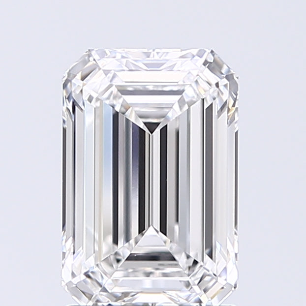 Lab-Grown 1.08 Carat Emerald Cut Diamond color D Clarity VVS1, precious stones, engagement diamonds