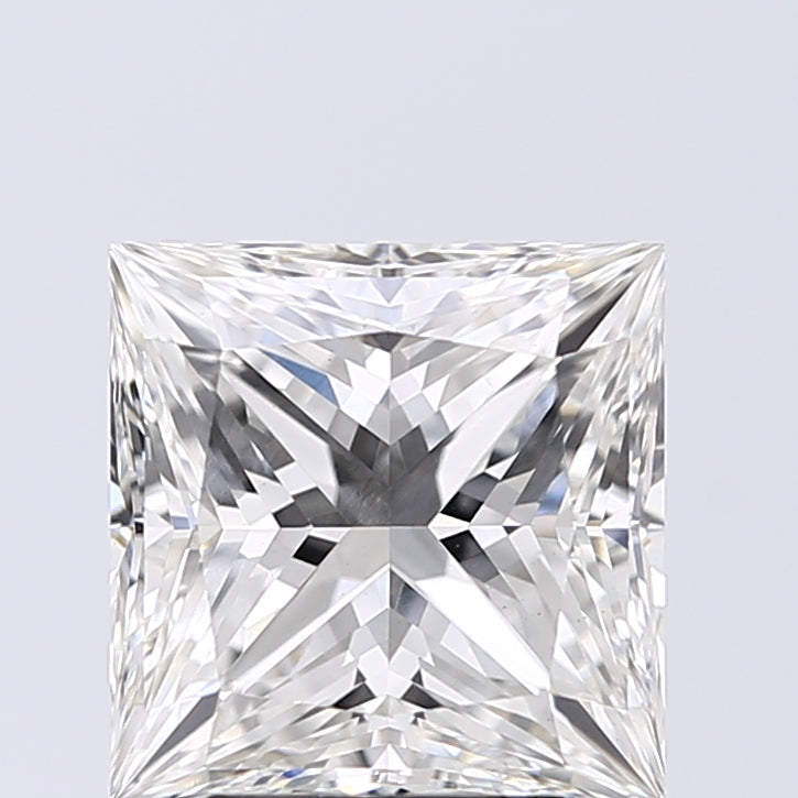 Lab-Grown 3.04 Carat Princess Cut Diamond color H Clarity VS1, precious stones, engagement diamonds