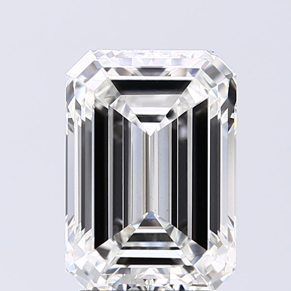 Lab-Grown 3.01 Carat Emerald Cut Diamond color G Clarity VS2, precious stones, engagement diamonds