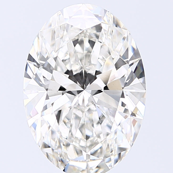 Lab-Grown 4.21 Carat Oval Shape Diamond color G Clarity VS2, precious stones, engagement diamonds