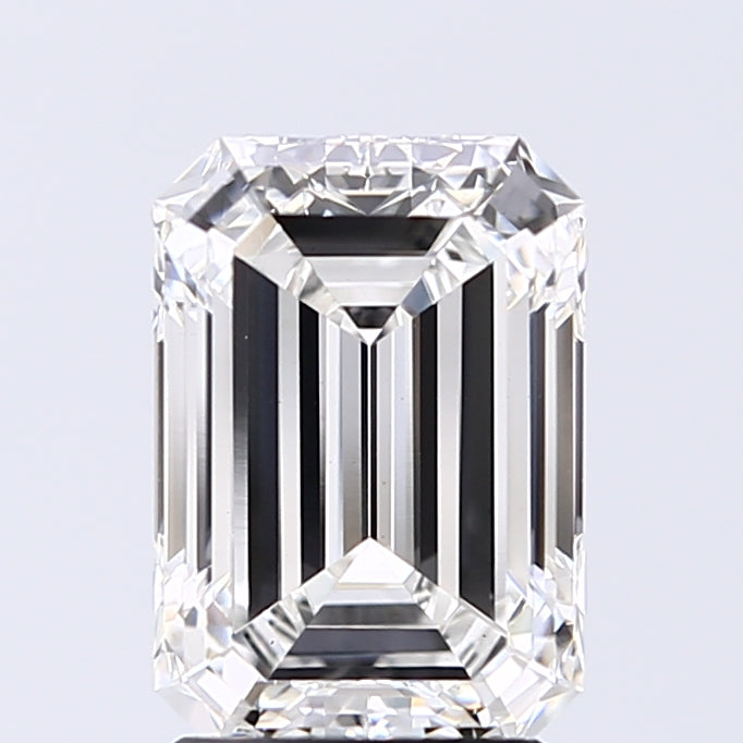 Lab-Grown 2.04 Carat Emerald Cut Diamond color F Clarity VS1, precious stones, engagement diamonds