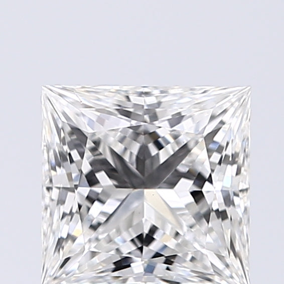 Lab-Grown 1.35 Carat Princess Cut Diamond color E Clarity VS1, precious stones, engagement diamonds