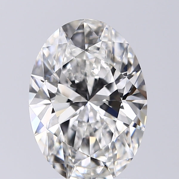 Lab-Grown 2.02 Carat Oval Shape Diamond color E Clarity VS1, precious stones, engagement diamonds